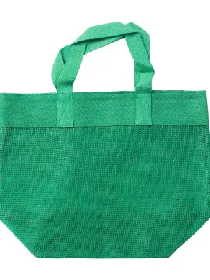Jute Mesh Bag - Green