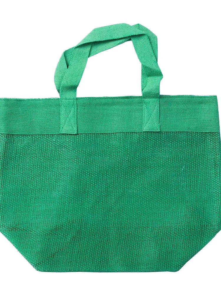 Jute Mesh Bag - Green