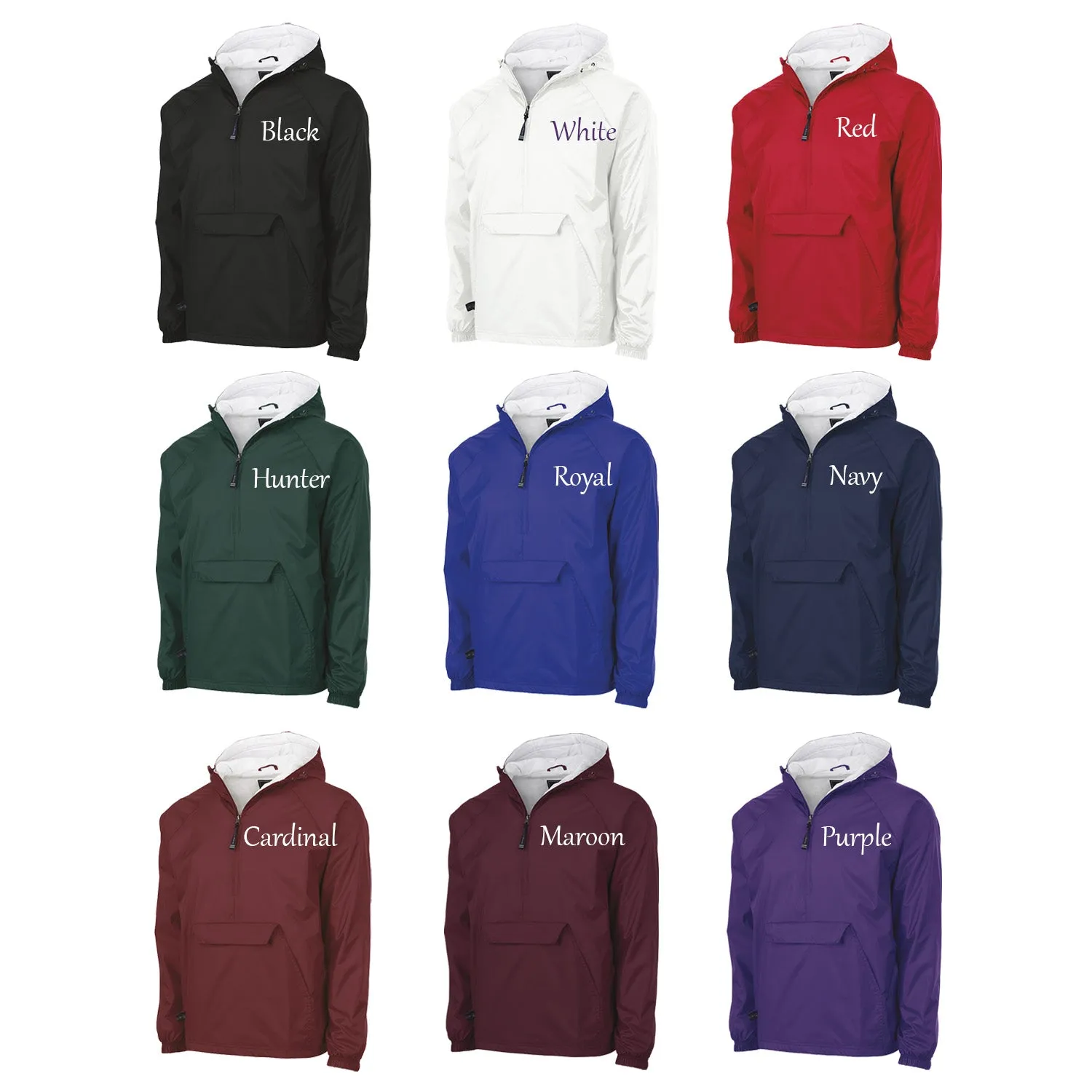 Kappa Kappa Gamma Classic Solid Pullover Windbreaker - Lined