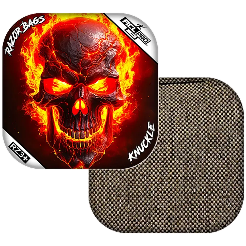 Knuckle | Fire Skull | ACL PRO Razor Cornhole Bags