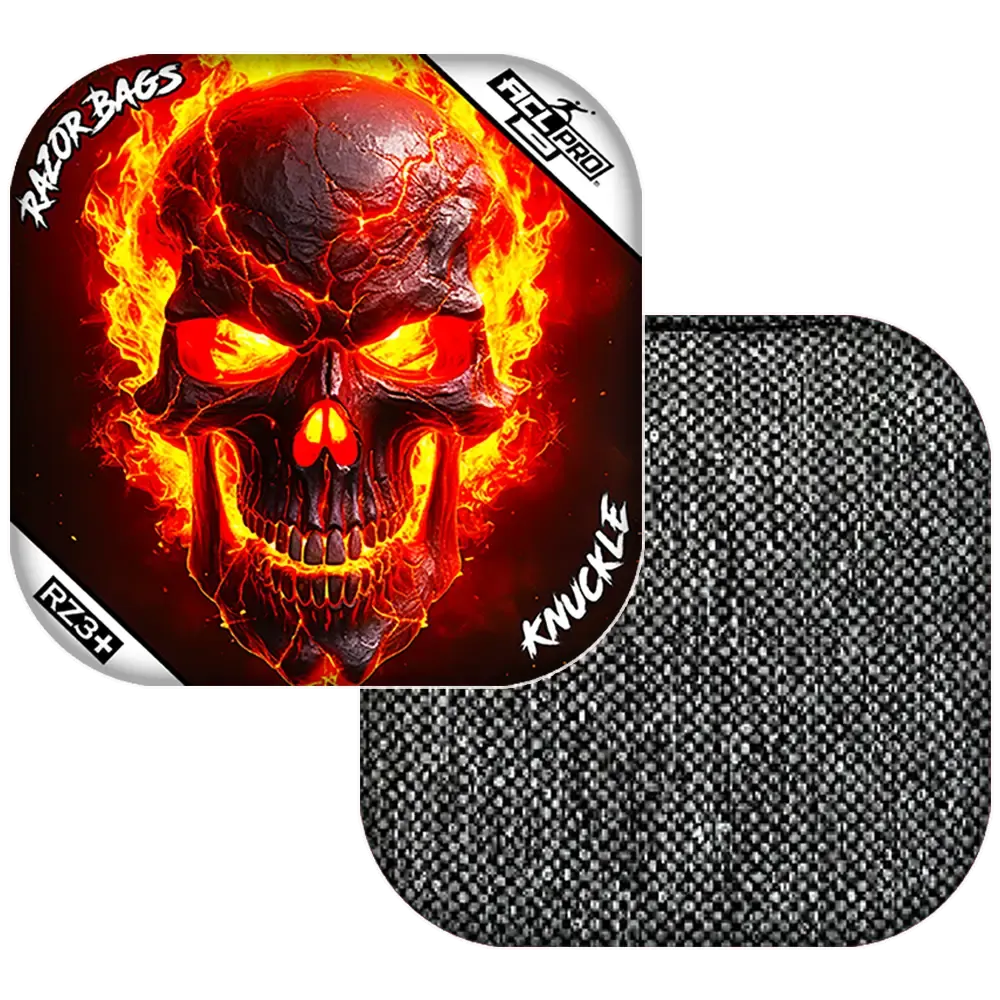 Knuckle | Fire Skull | ACL PRO Razor Cornhole Bags