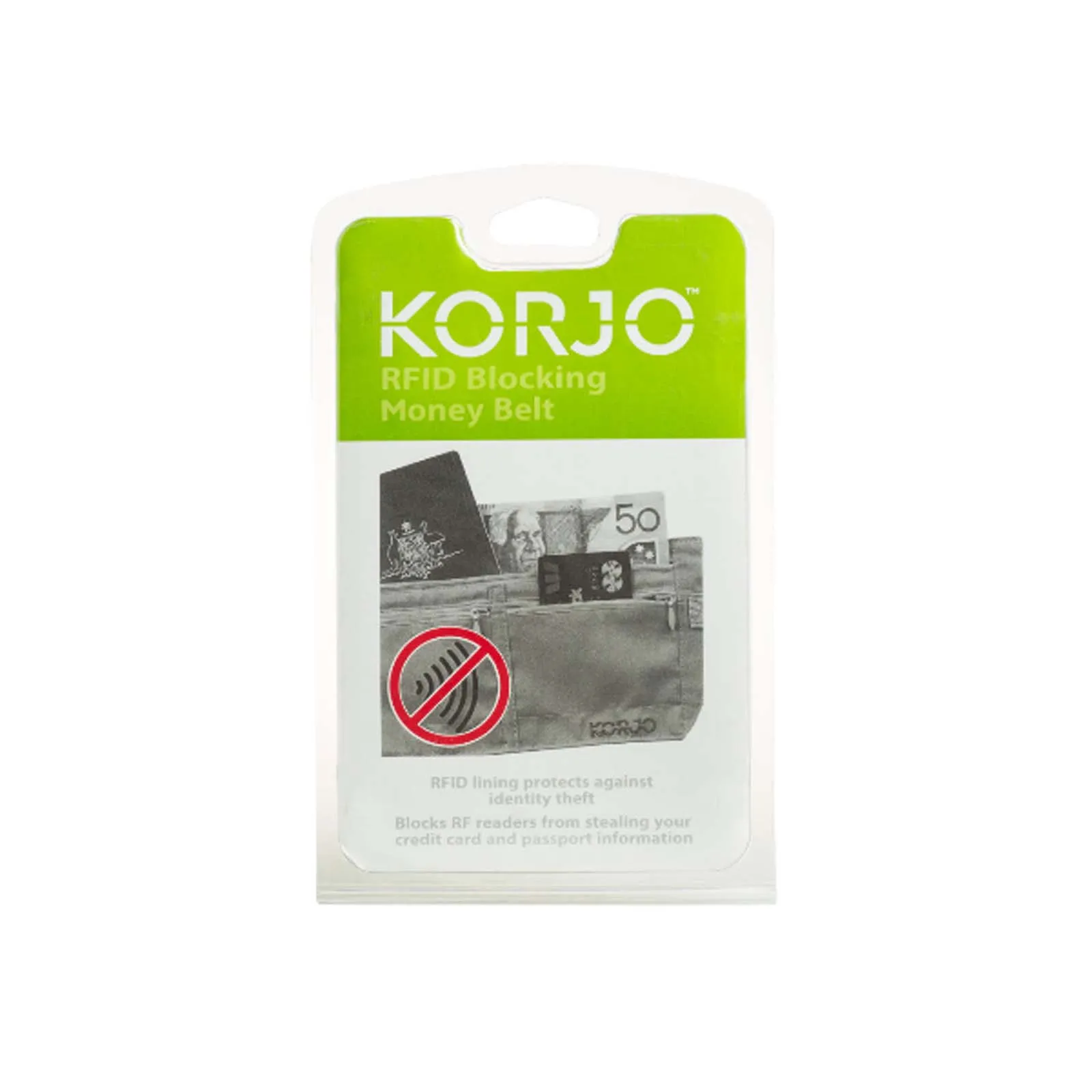 Korjo RFID Money Belt