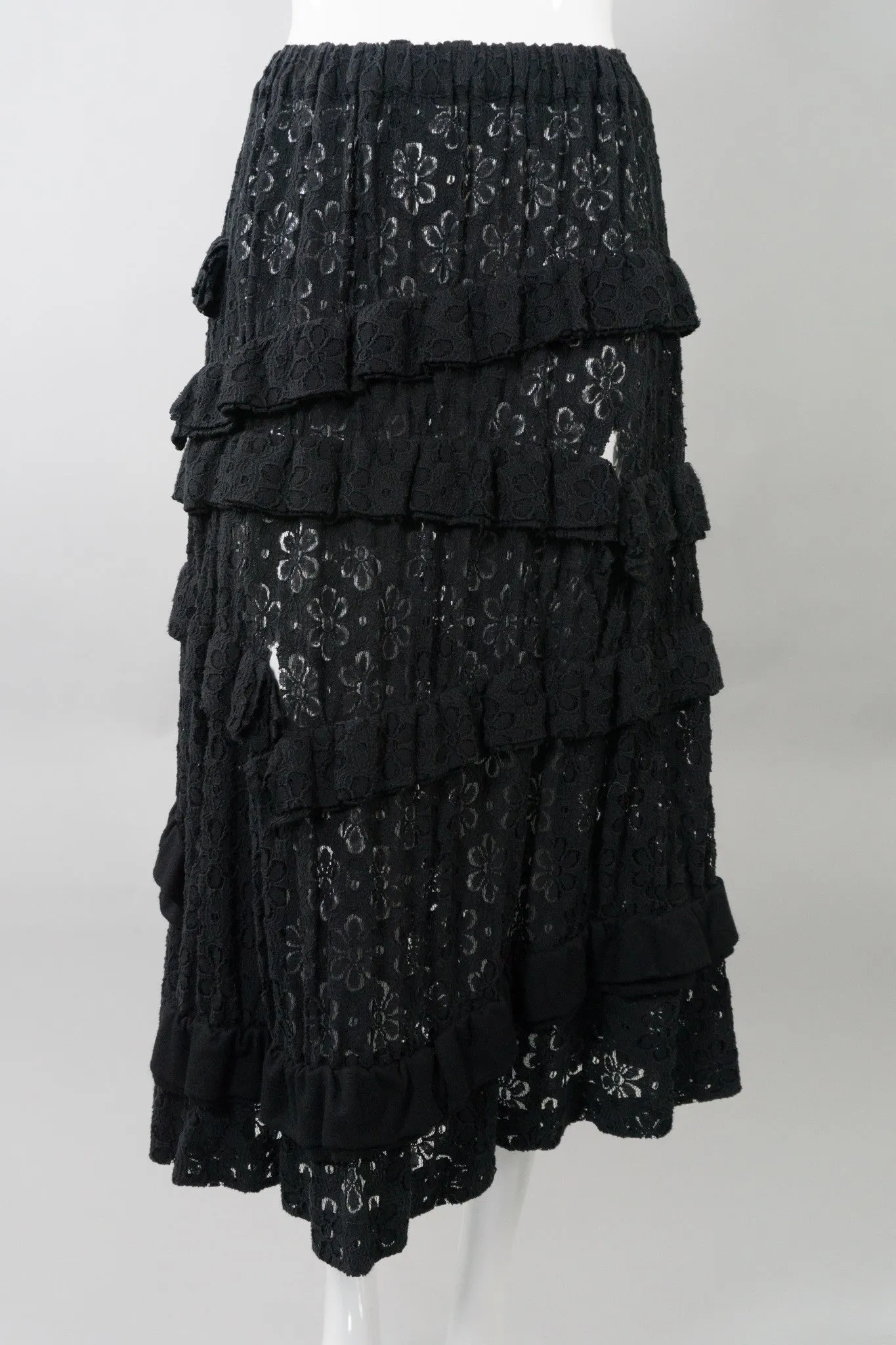 Lace Ruffle Skirt