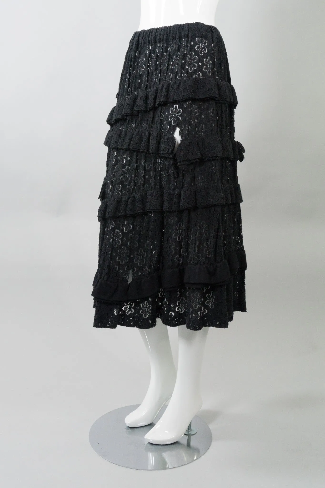 Lace Ruffle Skirt