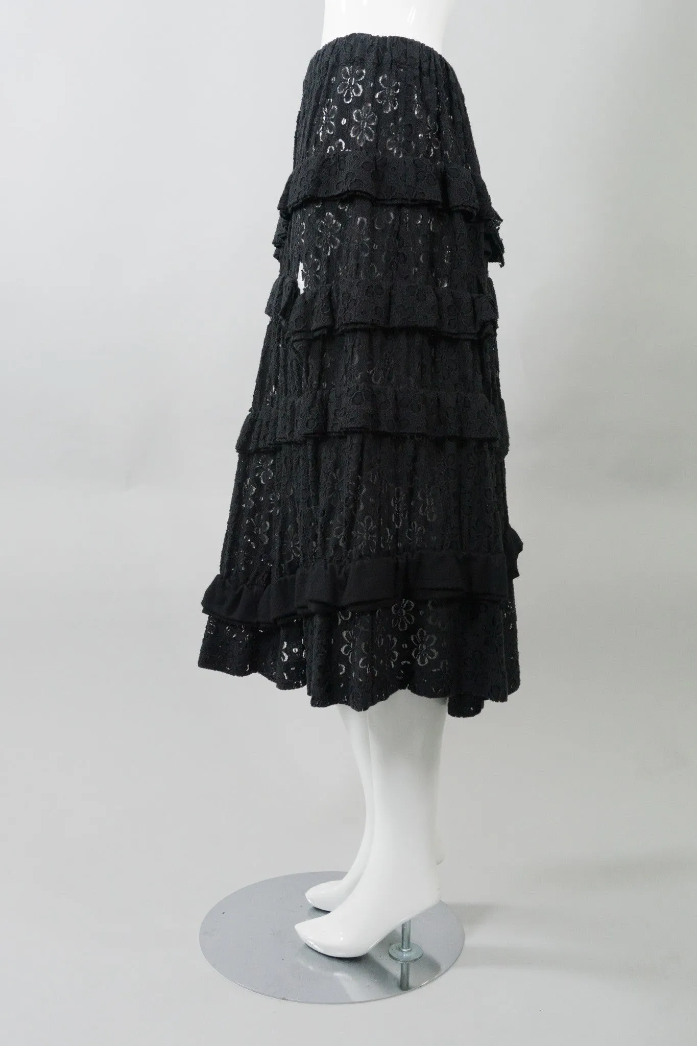Lace Ruffle Skirt