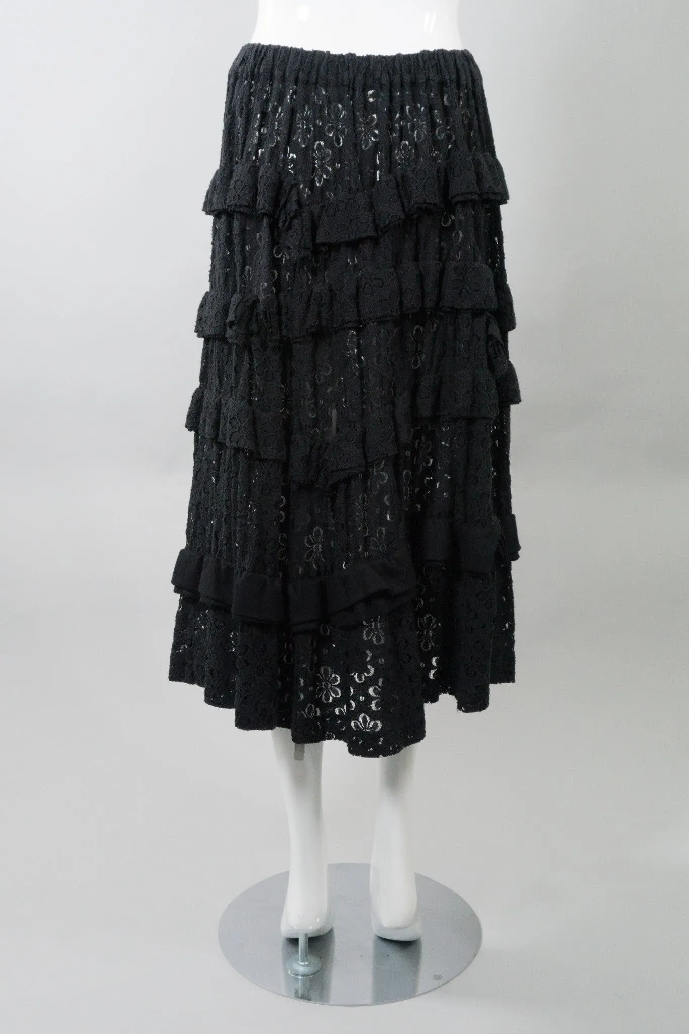 Lace Ruffle Skirt