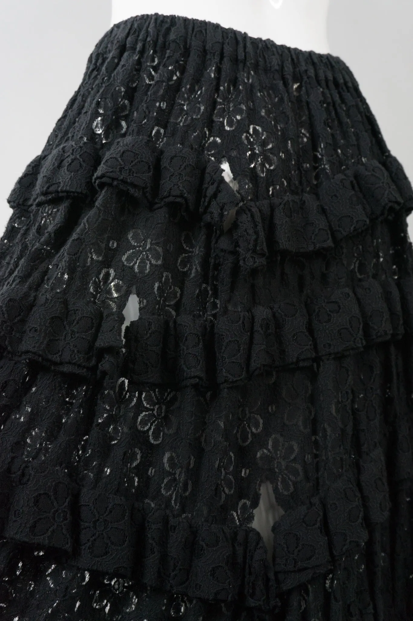Lace Ruffle Skirt