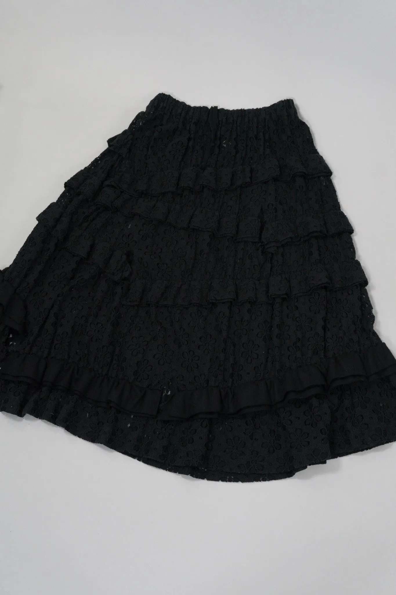 Lace Ruffle Skirt