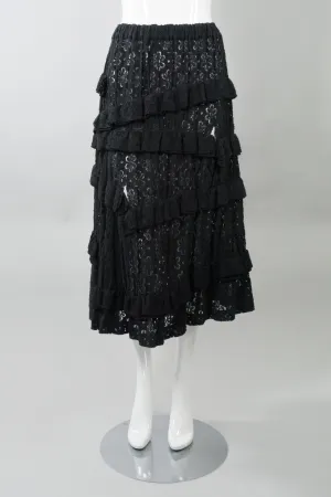 Lace Ruffle Skirt