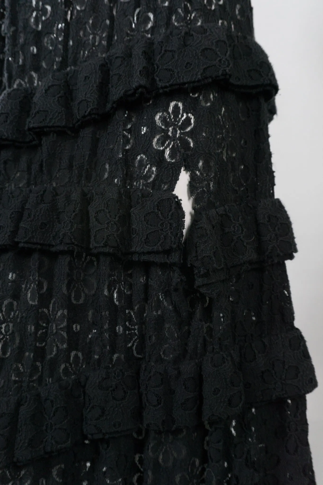 Lace Ruffle Skirt