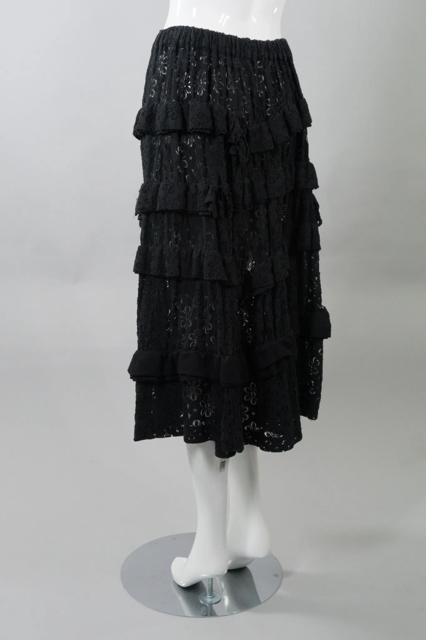 Lace Ruffle Skirt