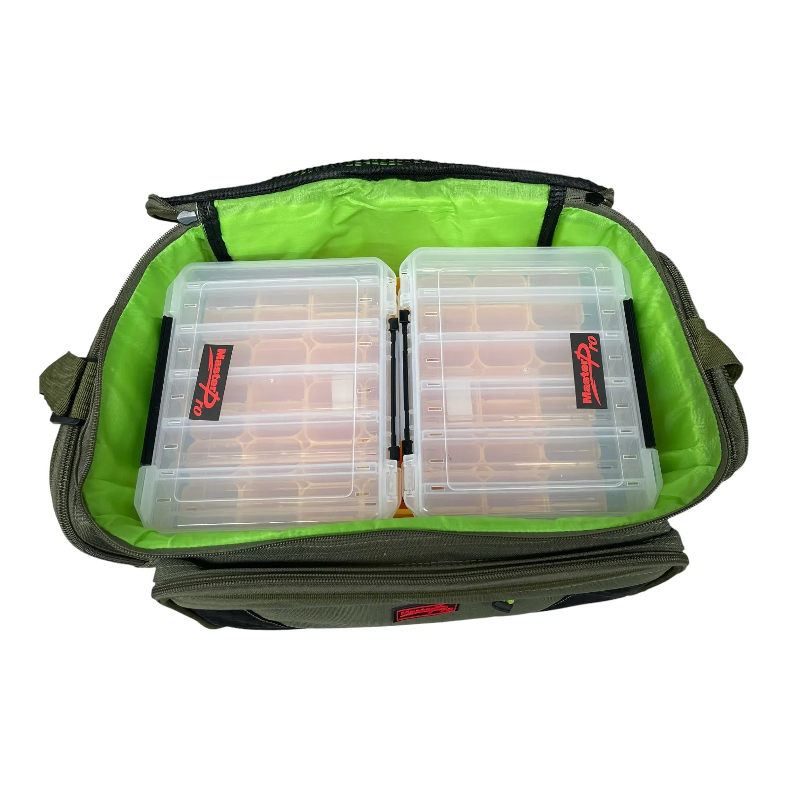 Large Quality Fishing Tackle Bag Shoulder Waist Bag with Bonus Fishing Tackle Hook