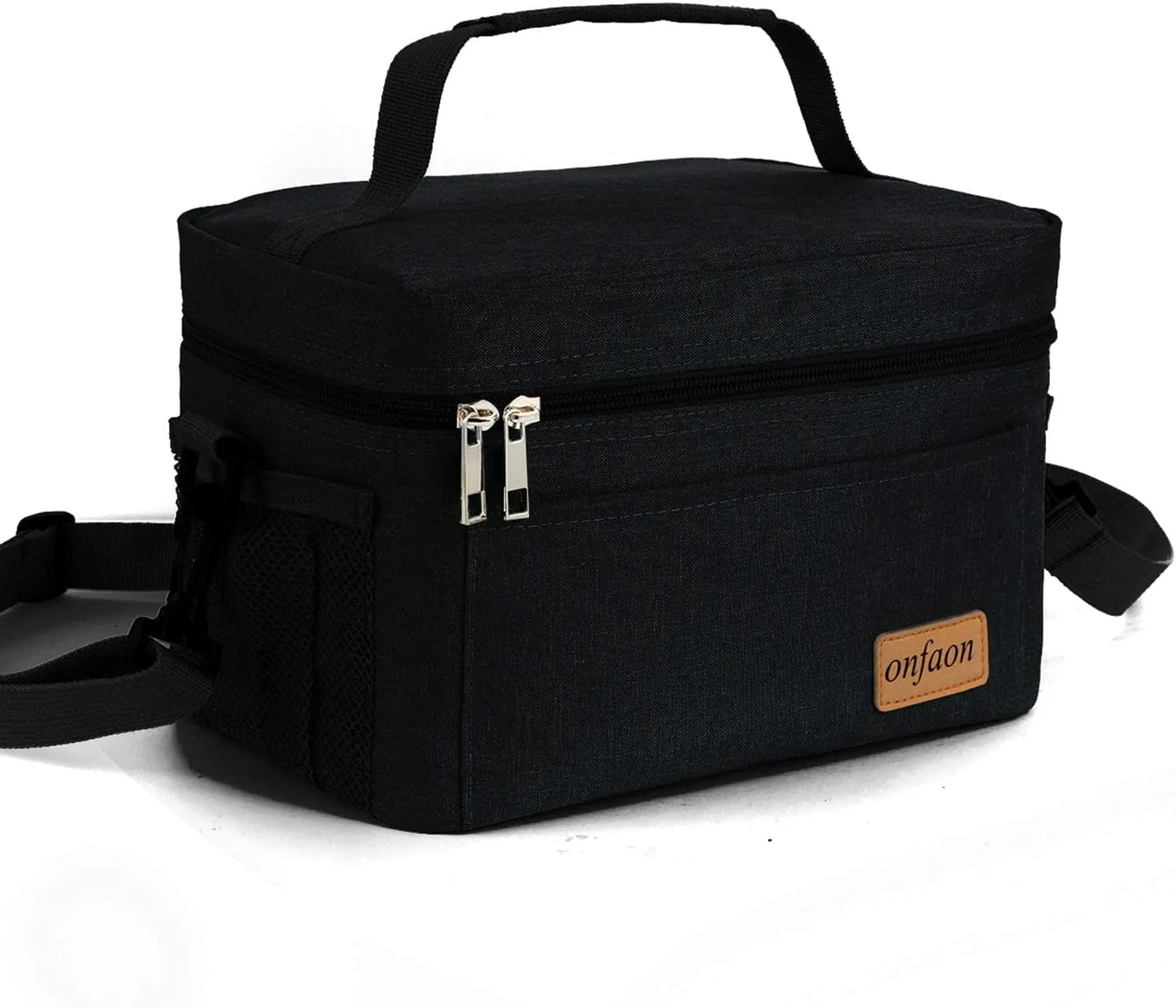 Leakproof Lunch Bag, Cooler Lunch Bag with Adjustable Shoulder Strap for Office Work Picnic and Beach