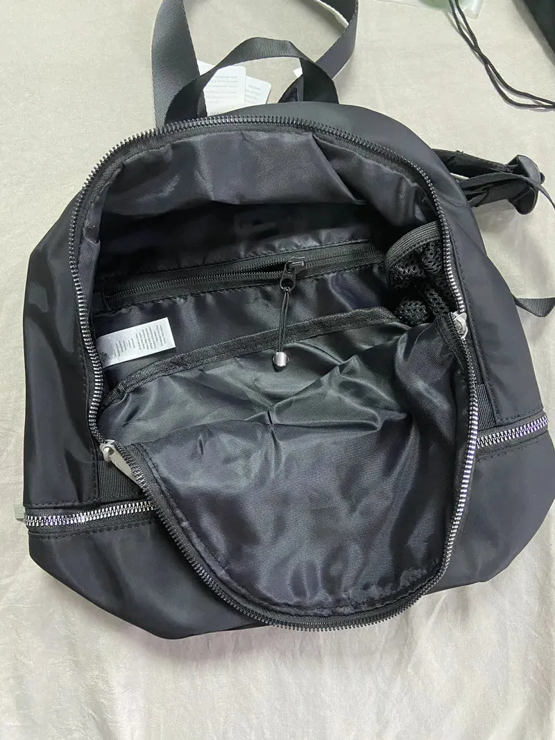 LLLM backpack 11L City Simple Solid Color Students Campus Outdoor Bags Teenager Shoolbag Korean Trend With Backpacks Leisure Travel Bag