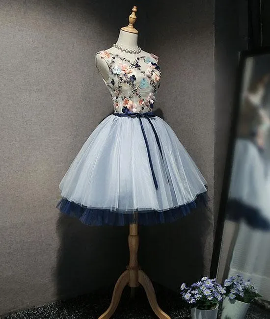 Lovely Round Neck Homecoming Dress