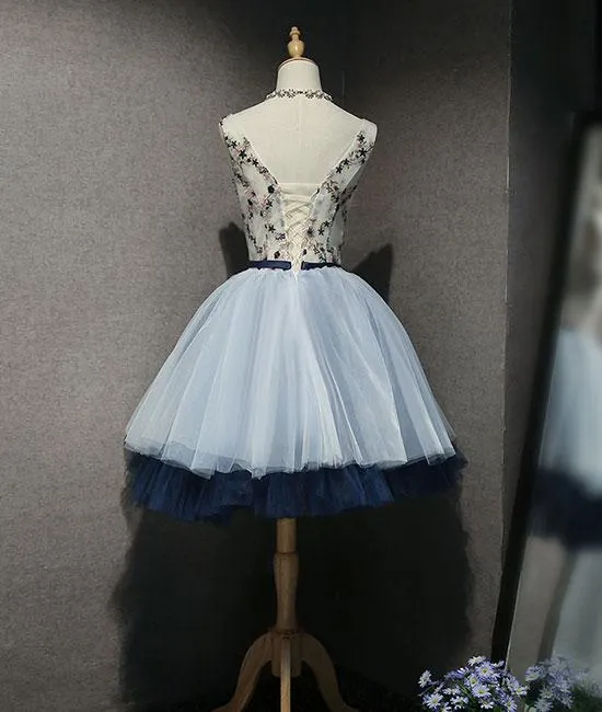 Lovely Round Neck Homecoming Dress