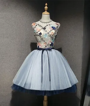 Lovely Round Neck Homecoming Dress