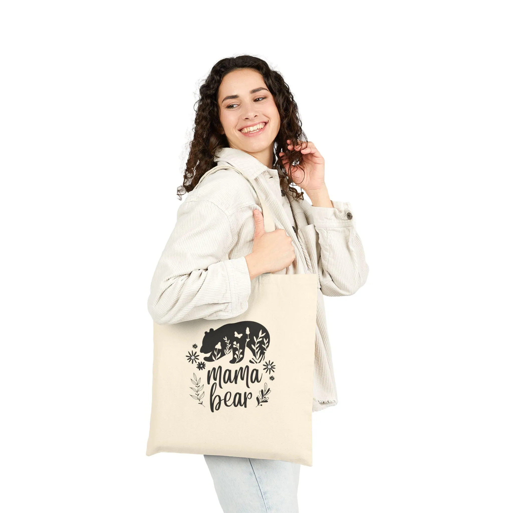 Mama Bear Canvas Tote Bag