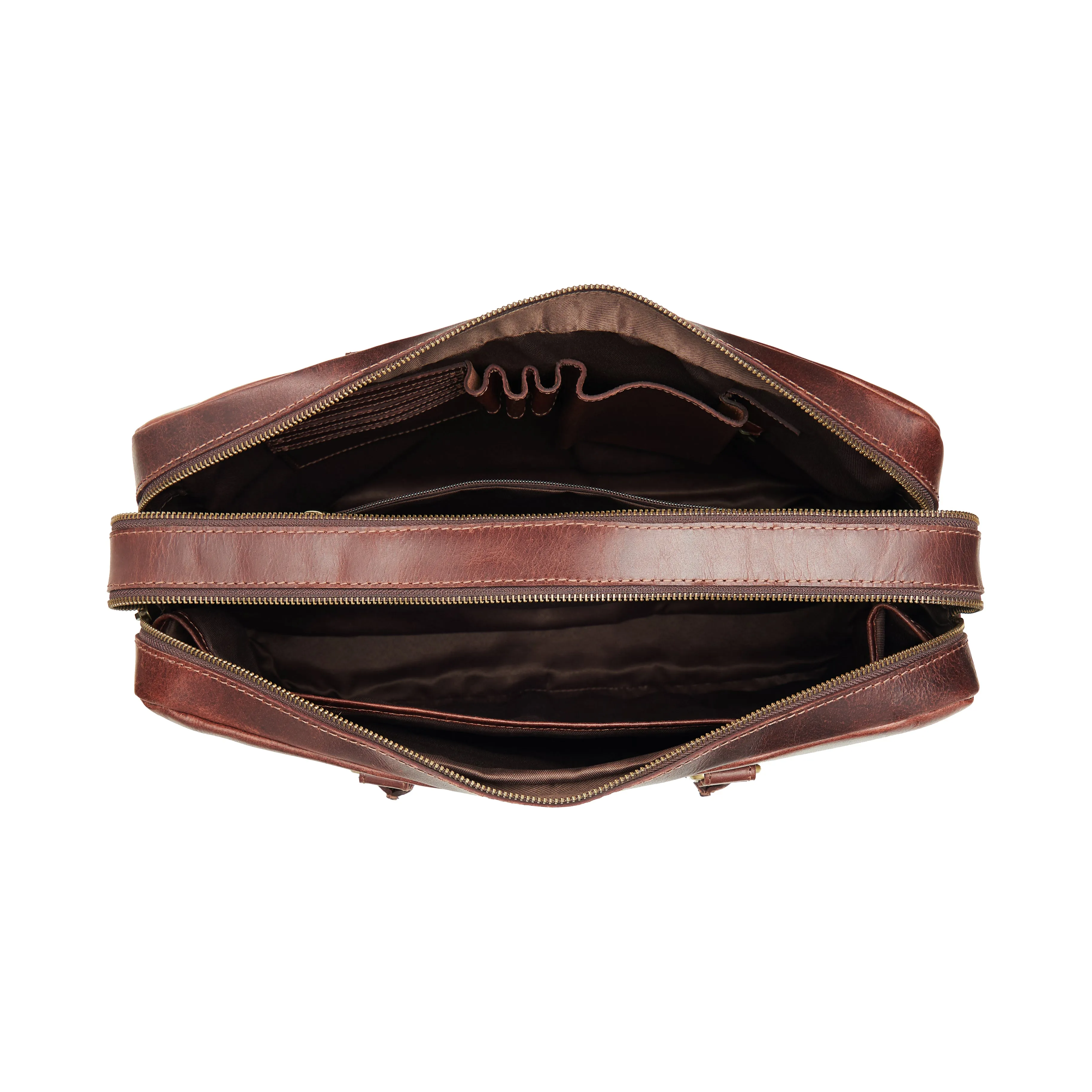 Maple Buffalo Leather Briefcase