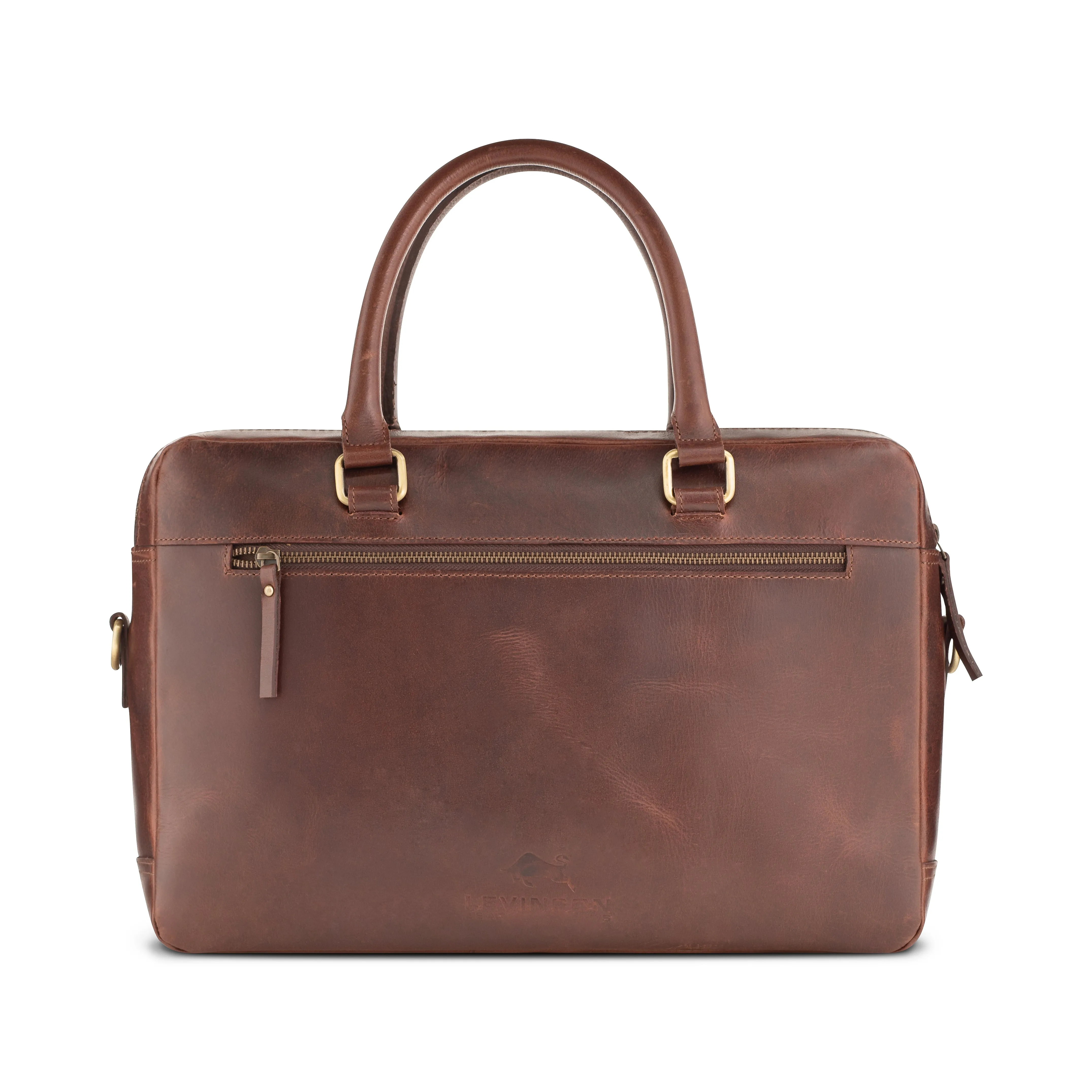 Maple Buffalo Leather Briefcase