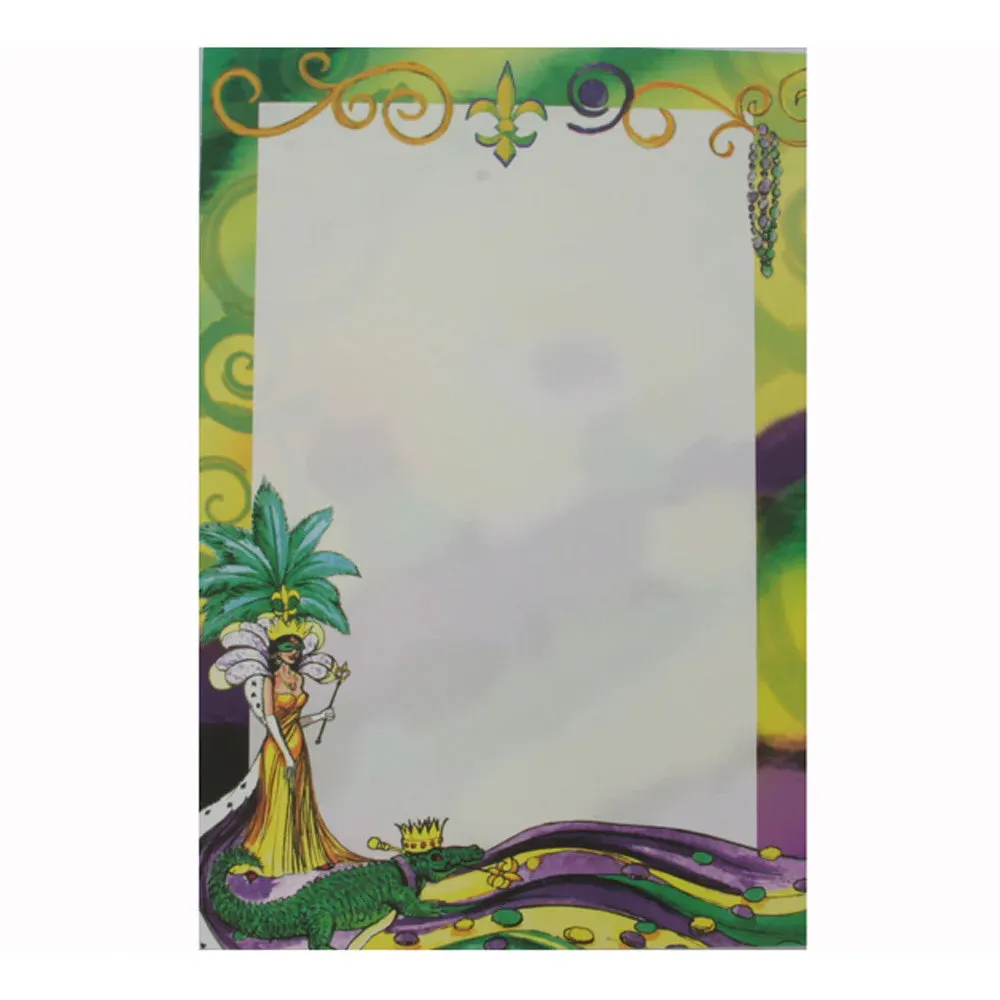 Mardi Gras Queen Invitations