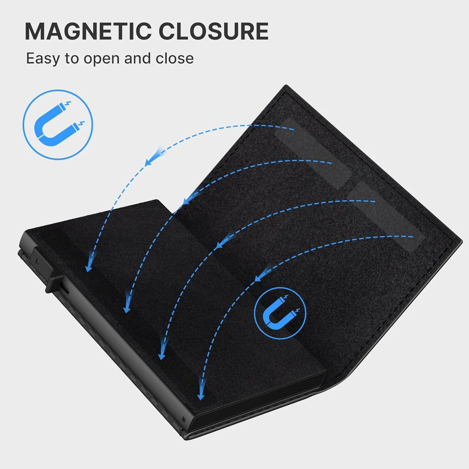 Mens Carbon Fiber Pop-Up Wallet with Apple AirTag Holder