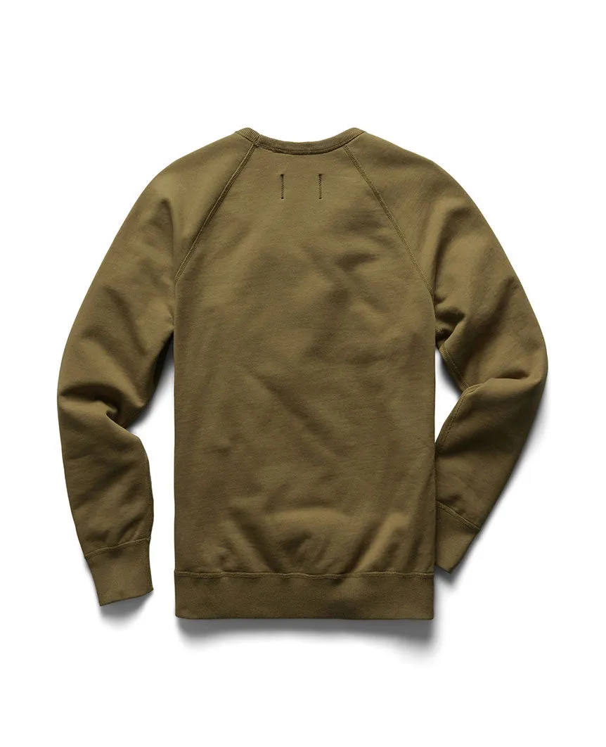 Midweight Terry Crewneck Moss
