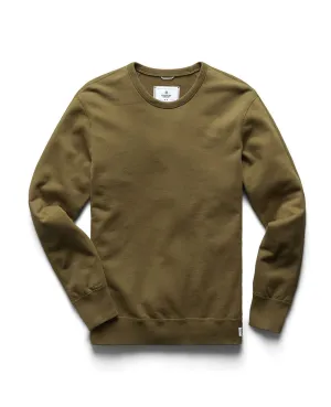 Midweight Terry Crewneck Moss