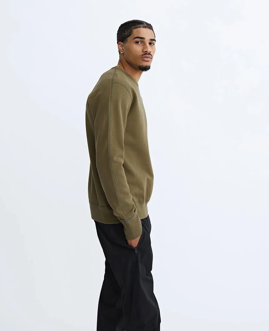 Midweight Terry Crewneck Moss
