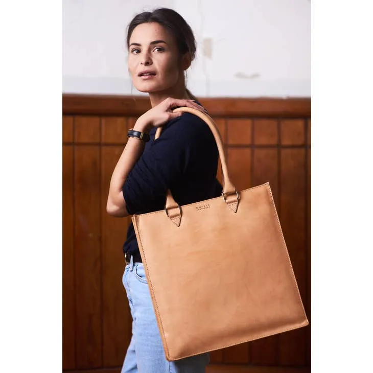 Mila Long Handle Work Bag | Classic Leather