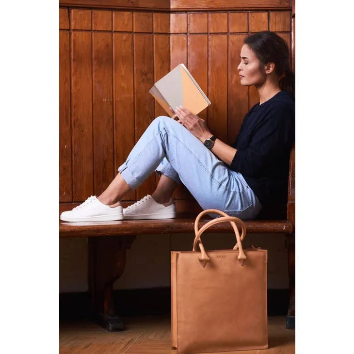 Mila Long Handle Work Bag | Classic Leather