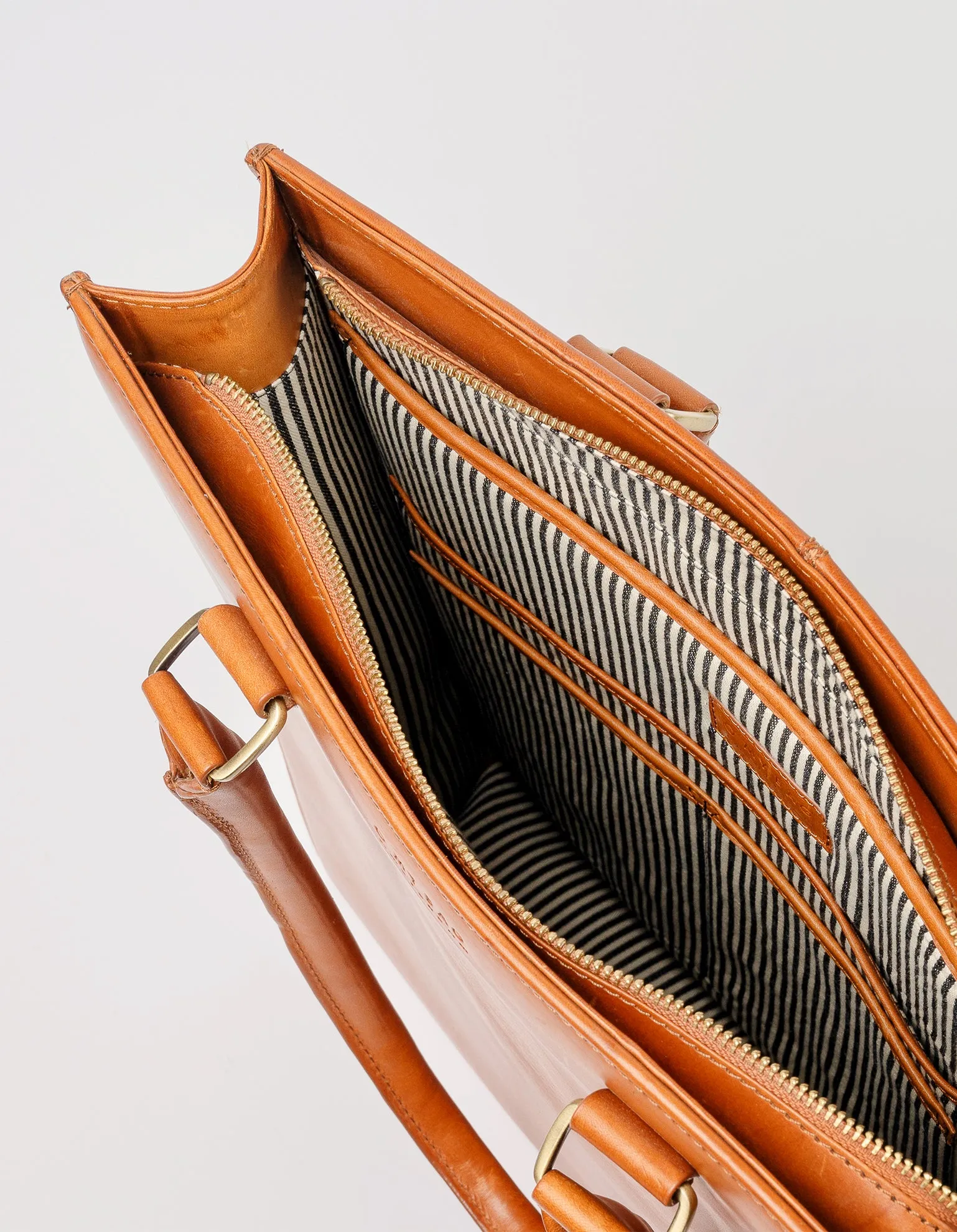 Mila Long Handle Work Bag | Classic Leather