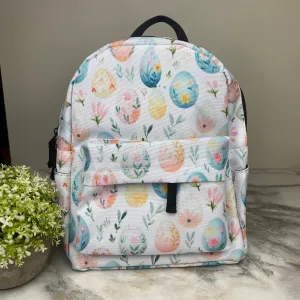 Mini Backpack - Easter - Floral Eggs