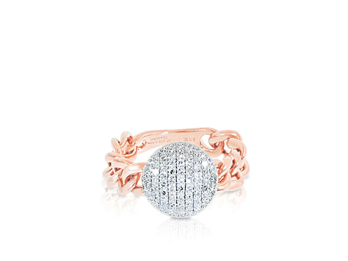 Mini Infinity Chain Link Ring