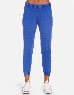 Nate Crop Sweatpant- Mineral Wash