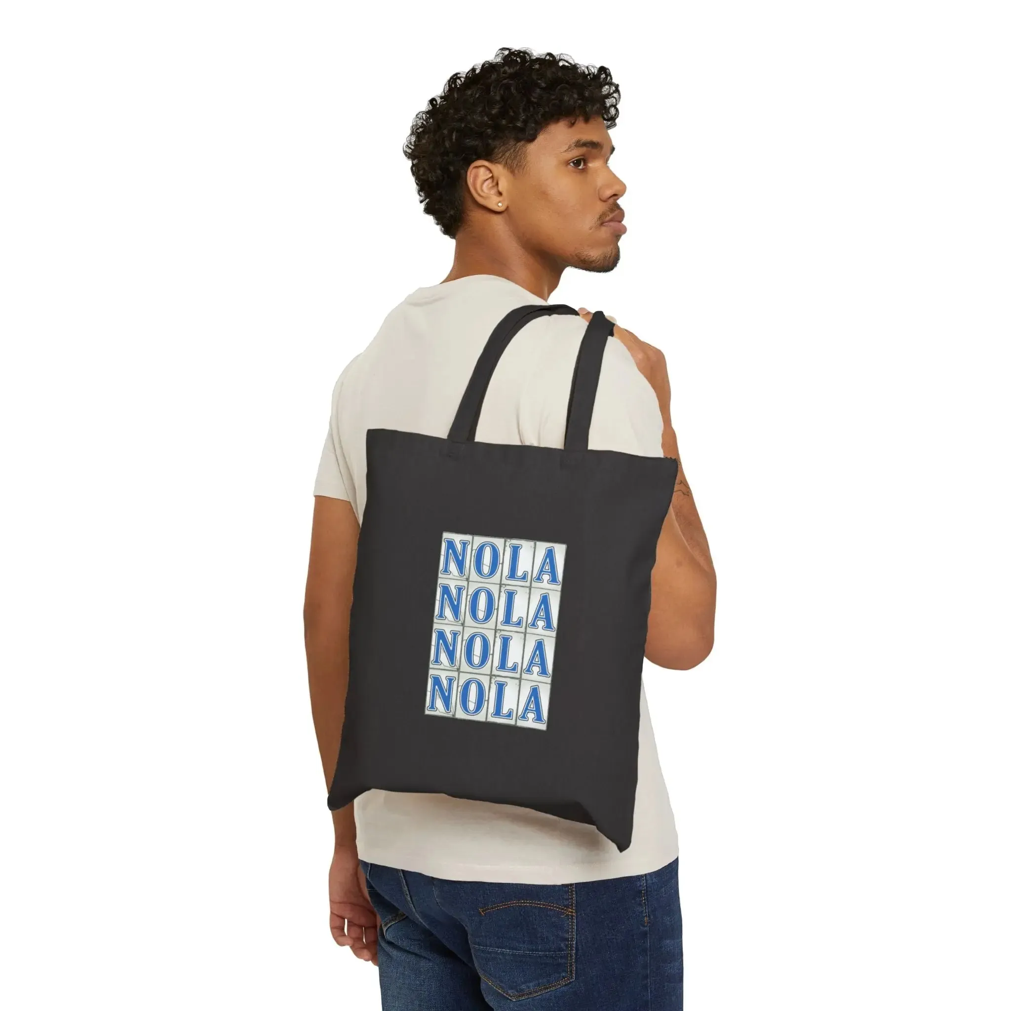 Nola Street Tile Tote Bag