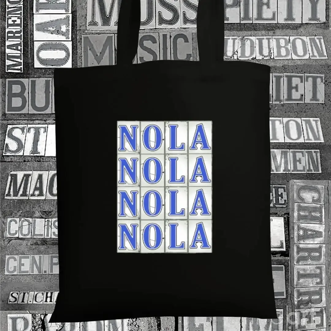 Nola Street Tile Tote Bag