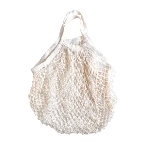 Organic Cotton - Grocery Shopping Mesh Bag - Black