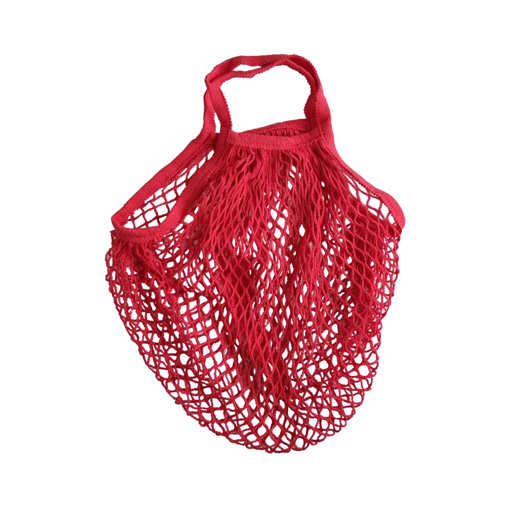 Organic Cotton - Grocery Shopping Mesh Bag - Black