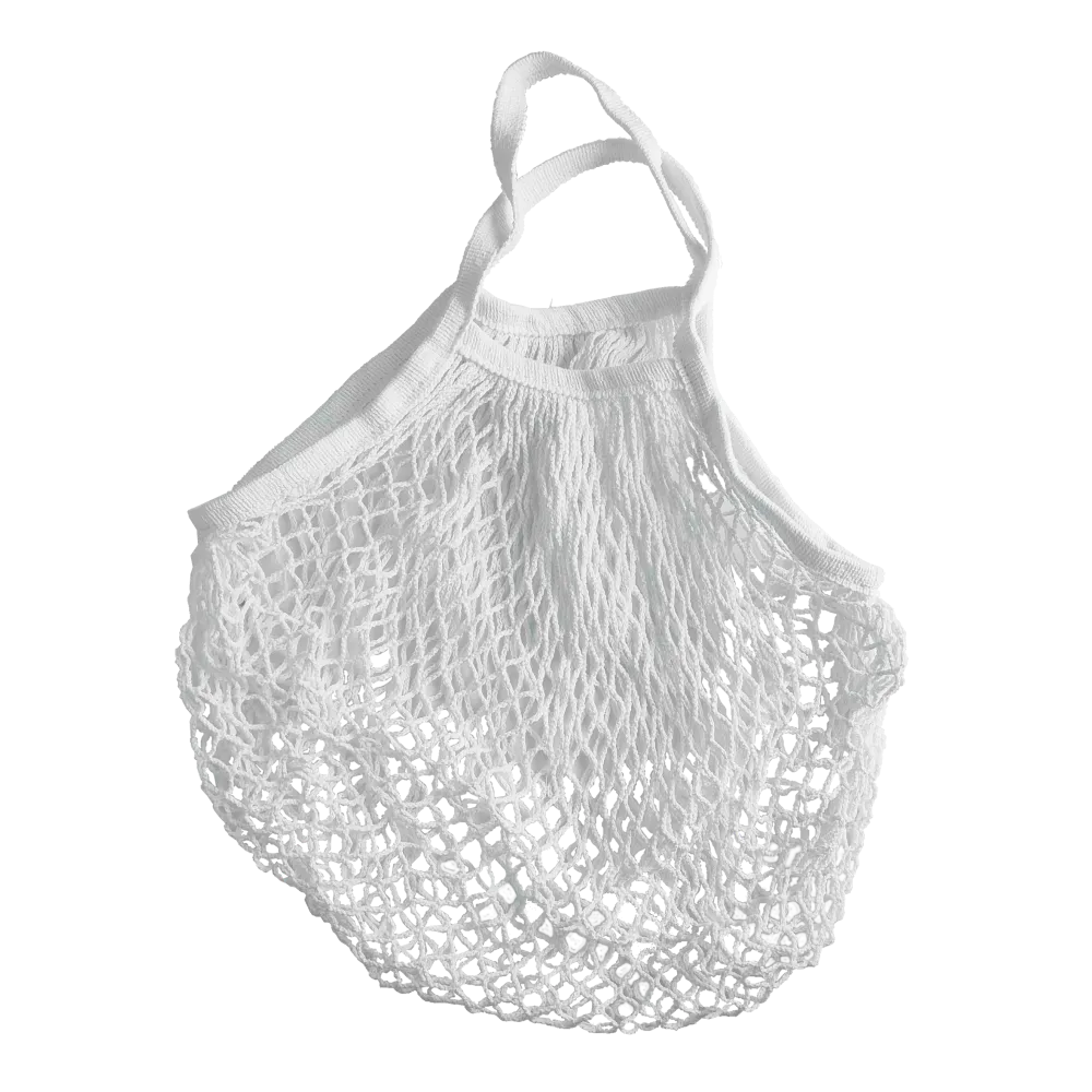 Organic Cotton - Grocery Shopping Mesh Bag - Black