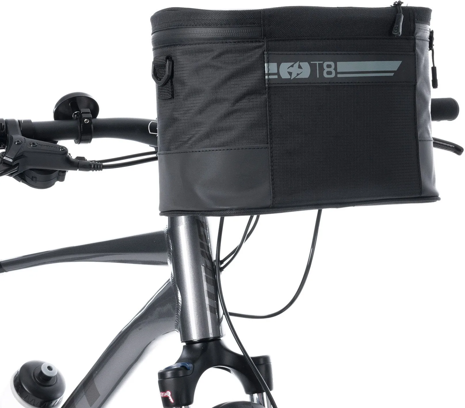Oxford T8 QR 8L Handlebar Bags - Black