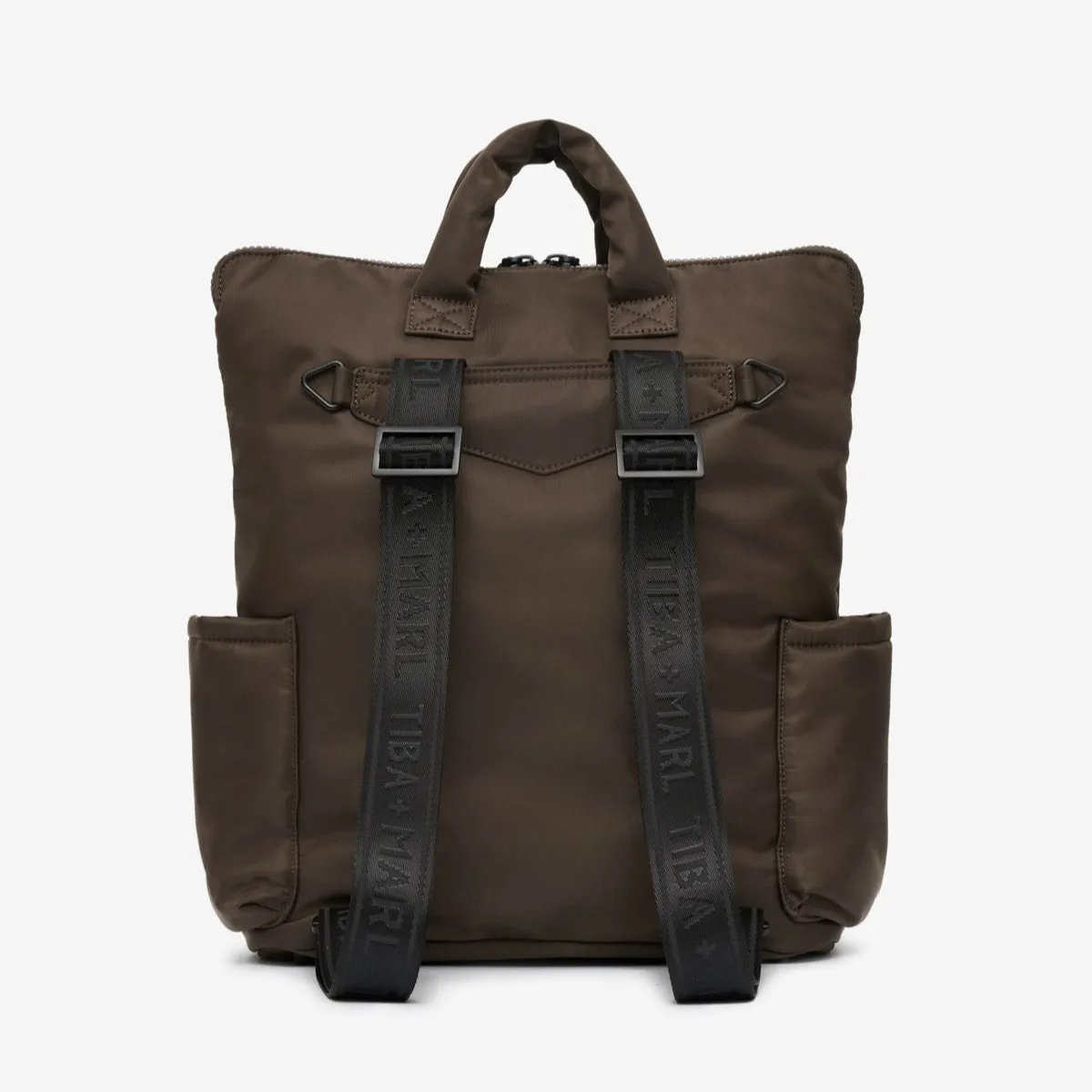 Ozzy Baby Change Tote and Backpack with Mat (Chocolate)
