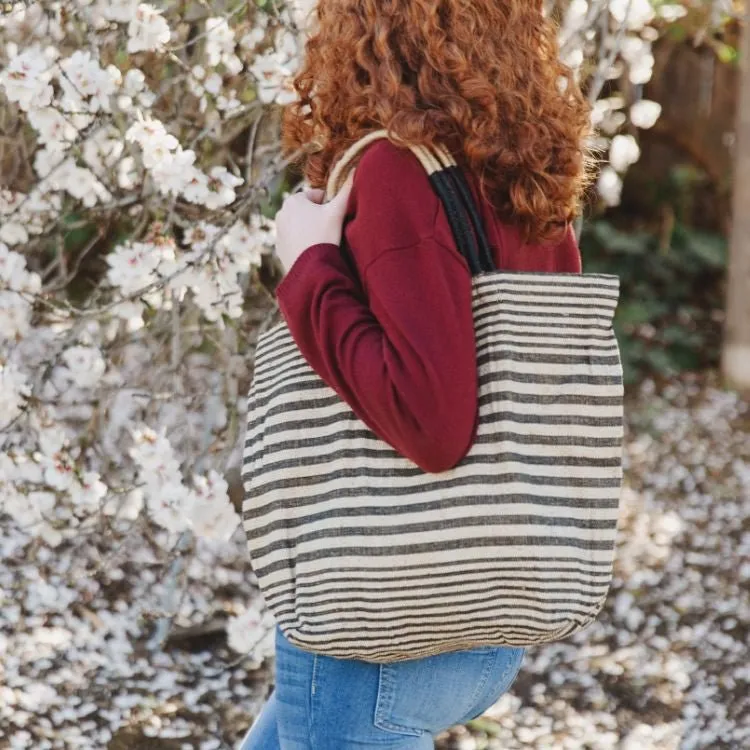Paloma Striped Shoppers