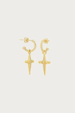 PAVE MINI CROSS HOOPS
