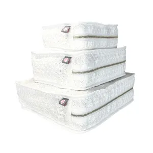 Personalized Eyelet White Organizing Trio