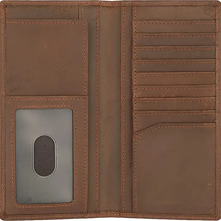 Personalized Genuine Leather Bifold Long Wallet