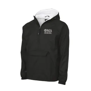 Phi Mu Delta Flannel Lined Windbreaker - 2 Line Design