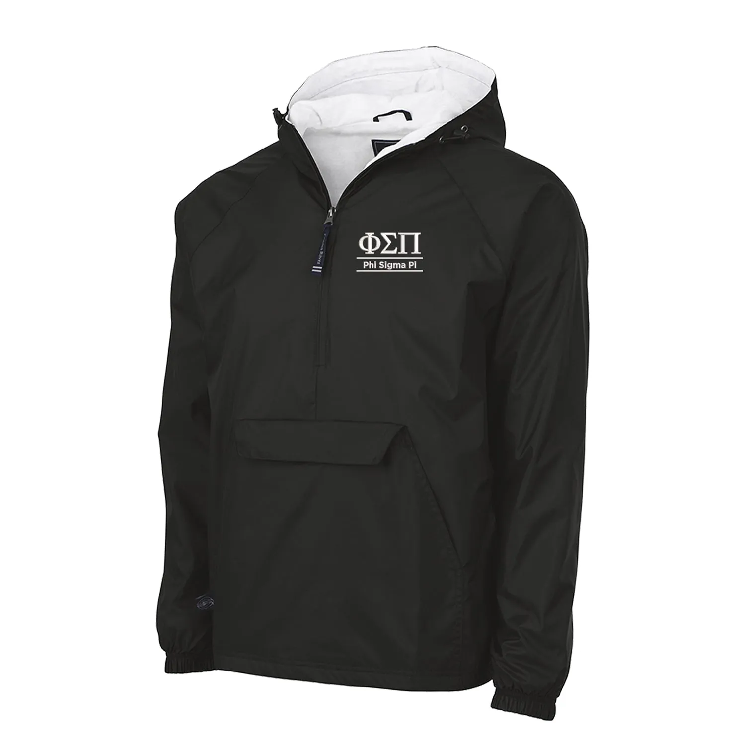 Phi Sigma Pi Flannel Lined Windbreaker