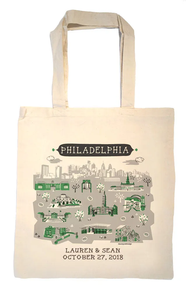 Philadelphia Tote Bag-Wedding Welcome Tote