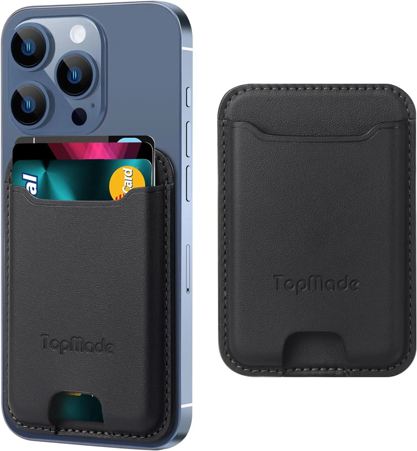 Phone Card Holder Premium Leather Phone Wallet